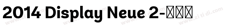 2014 Display Neue 2字体转换